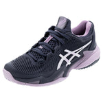 Women`s Court FF 3 Tennis Shoes Indigo Fog and White Footwear Asics