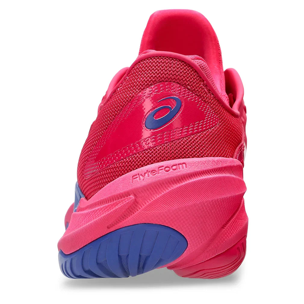 Women`s Court FF 3 Tennis Shoes Bright Rose and White Footwear Asics