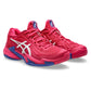Women`s Court FF 3 Tennis Shoes Bright Rose and White Footwear Asics