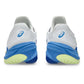 Women`s Court FF 3 Tennis Shoes White and Illusion Blue Footwear Asics