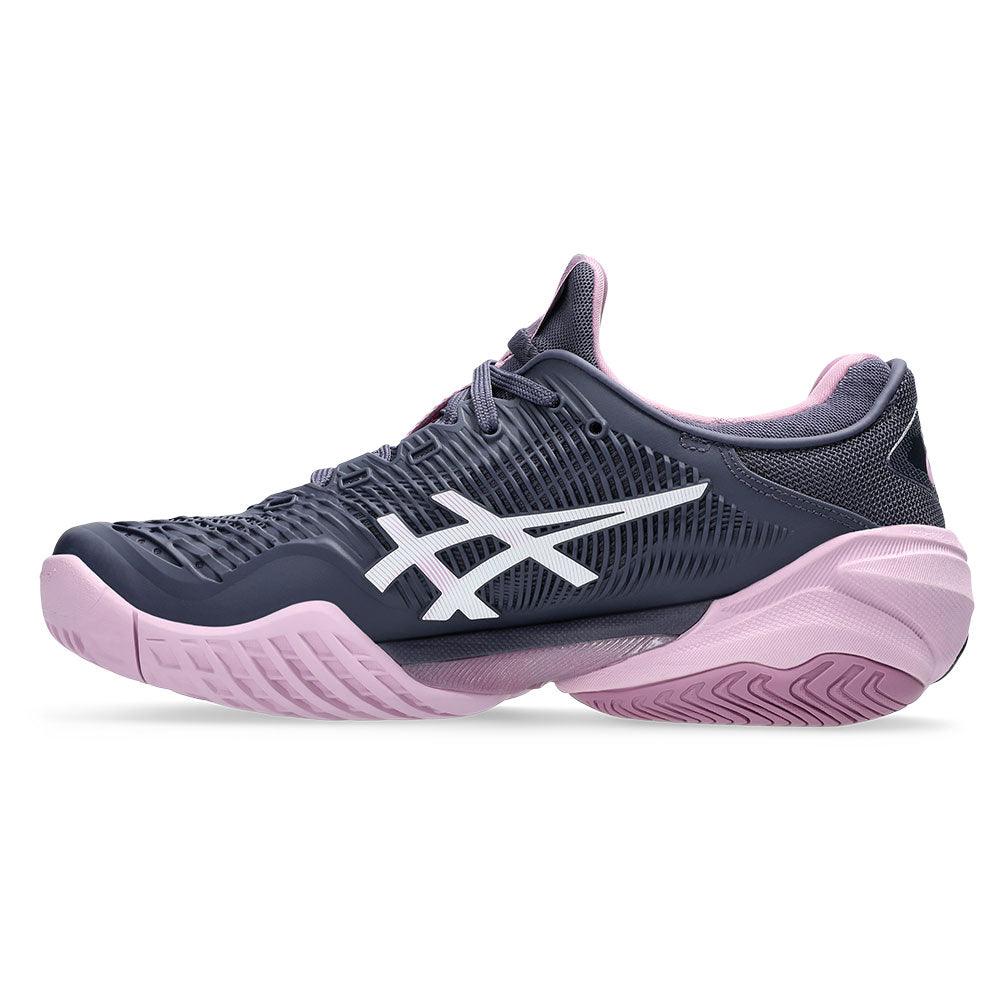 Women`s Court FF 3 Tennis Shoes Indigo Fog and White Footwear Asics