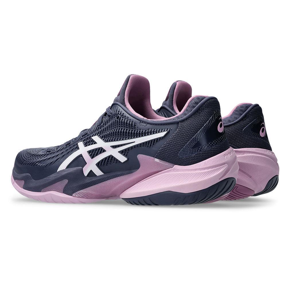 Women`s Court FF 3 Tennis Shoes Indigo Fog and White Footwear Asics
