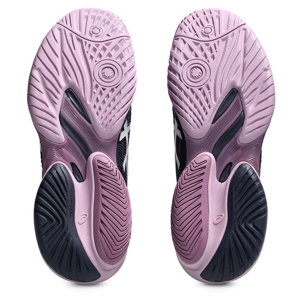 Women`s Court FF 3 Tennis Shoes Indigo Fog and White Footwear Asics