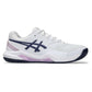 Women`s GEL-Dedicate 8 Wide Tennis Shoes White and Indigo Fog Footwear Asics