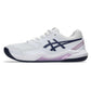Women`s GEL-Dedicate 8 Wide Tennis Shoes White and Indigo Fog Footwear Asics