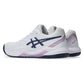Women`s GEL-Dedicate 8 Wide Tennis Shoes White and Indigo Fog Footwear Asics