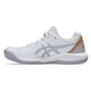 Women`s GEL-Dedicate 8 Pickleball Shoes White and Dusk Violet Footwear Asics