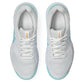 Women`s GEL-Dedicate 8 Pickleball Shoes White and Energy Aqua Footwear Asics