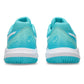 Women`s GEL-Dedicate 8 Pickleball Shoes Energy Aqua and White Footwear Asics