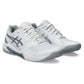 Women's Gel-Dedicate 8 Tennis Shoes White and Pure Silver Footwear Asics