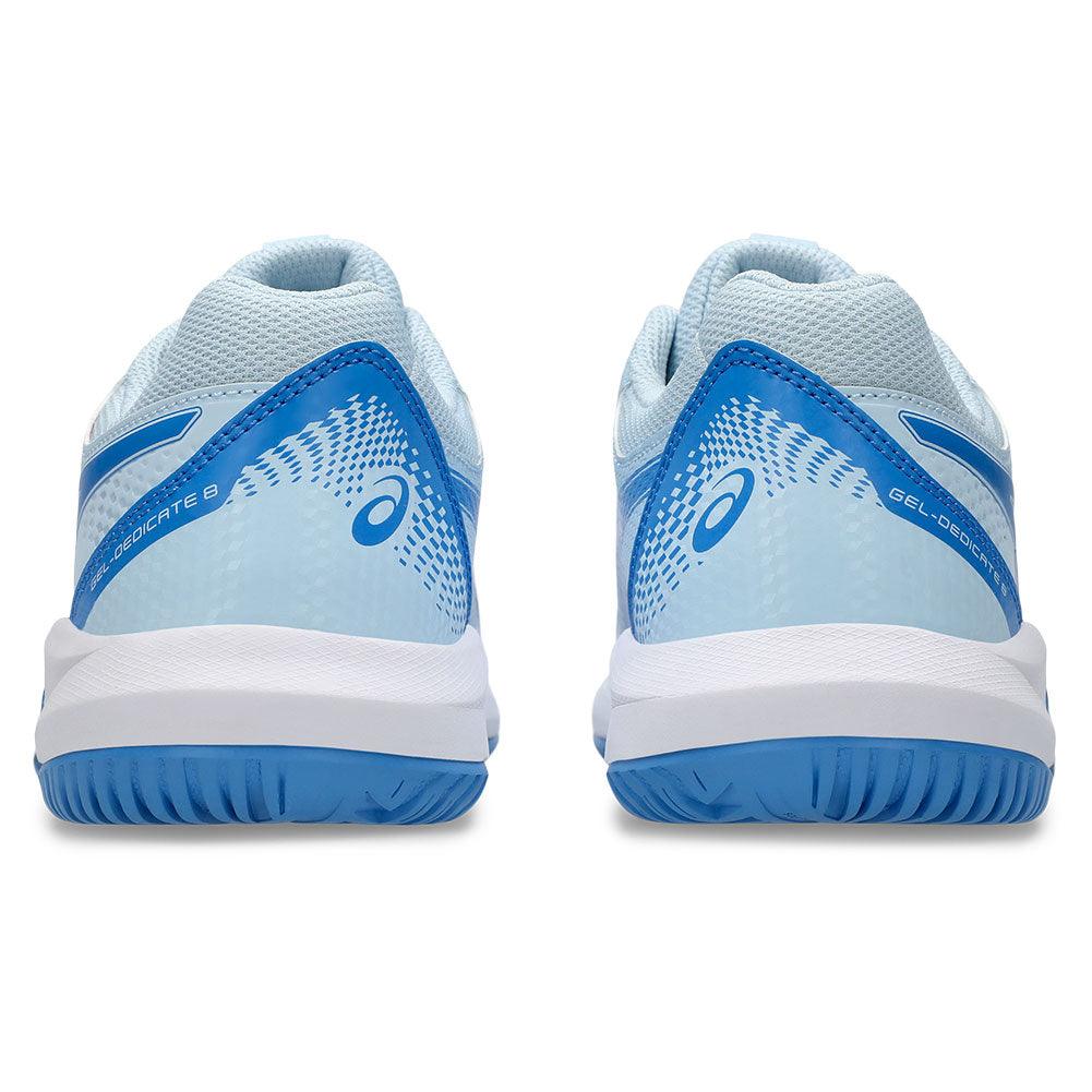 Women`s GEL-Dedicate 8 Tennis Shoes Light Blue and Coast Footwear Asics