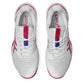 Women`s Solution Speed FF 3 Clay Tennis Shoes White and Bright Rose Footwear Asics