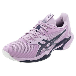 Women`s Solution Speed FF 3 Clay Tennis Shoes Light Ube and Indigo Fog Footwear Asics