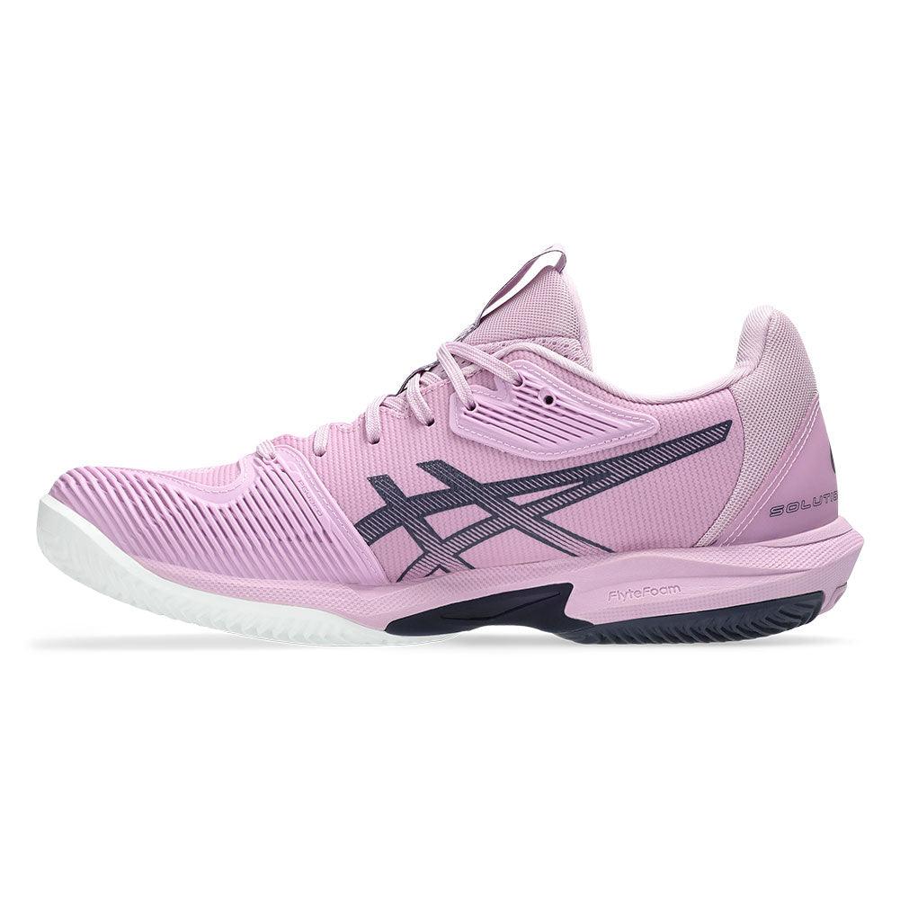 Women`s Solution Speed FF 3 Clay Tennis Shoes Light Ube and Indigo Fog Footwear Asics