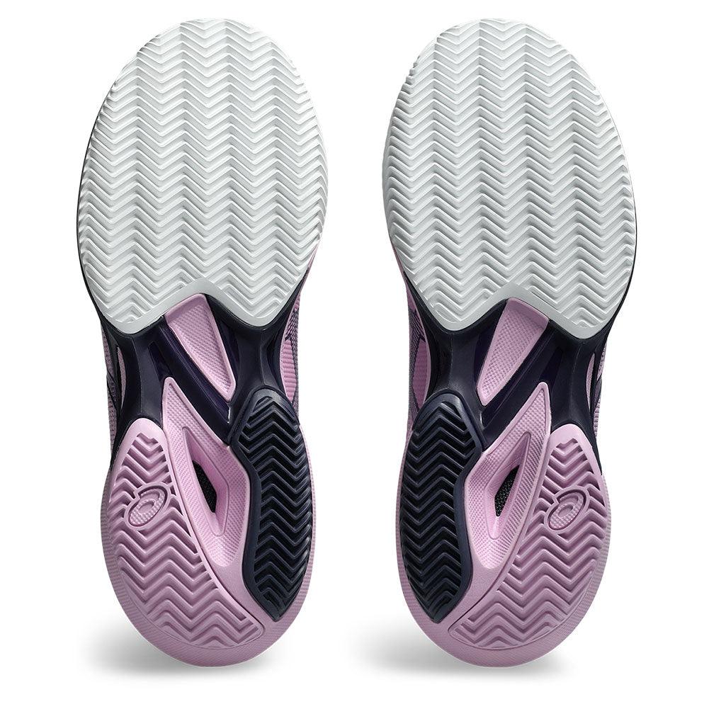 Women`s Solution Speed FF 3 Clay Tennis Shoes Light Ube and Indigo Fog Footwear Asics