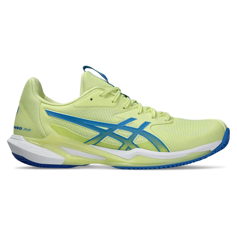 Women`s Solution Speed FF 3 Clay Tennis Shoes Huddle Yellow and Blue Coast Footwear Asics