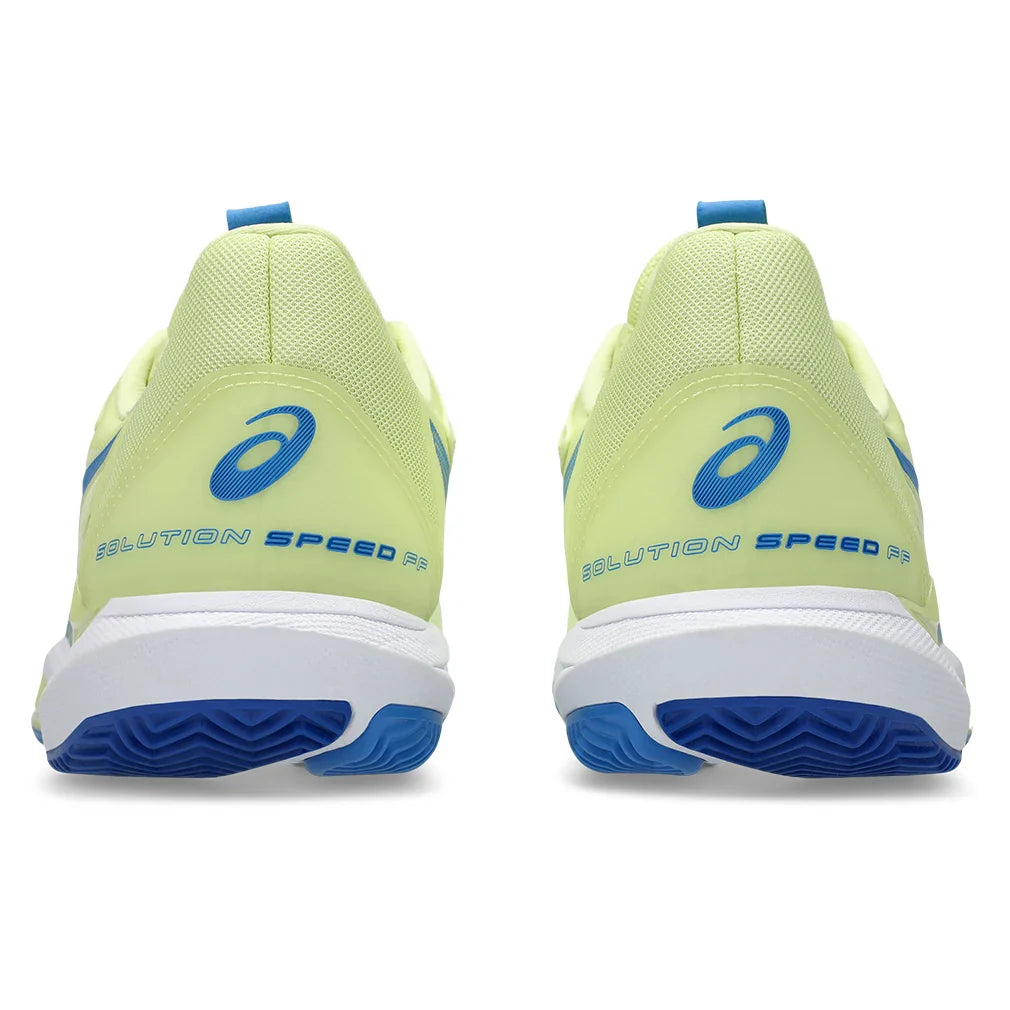 Women`s Solution Speed FF 3 Clay Tennis Shoes Huddle Yellow and Blue Coast Footwear Asics