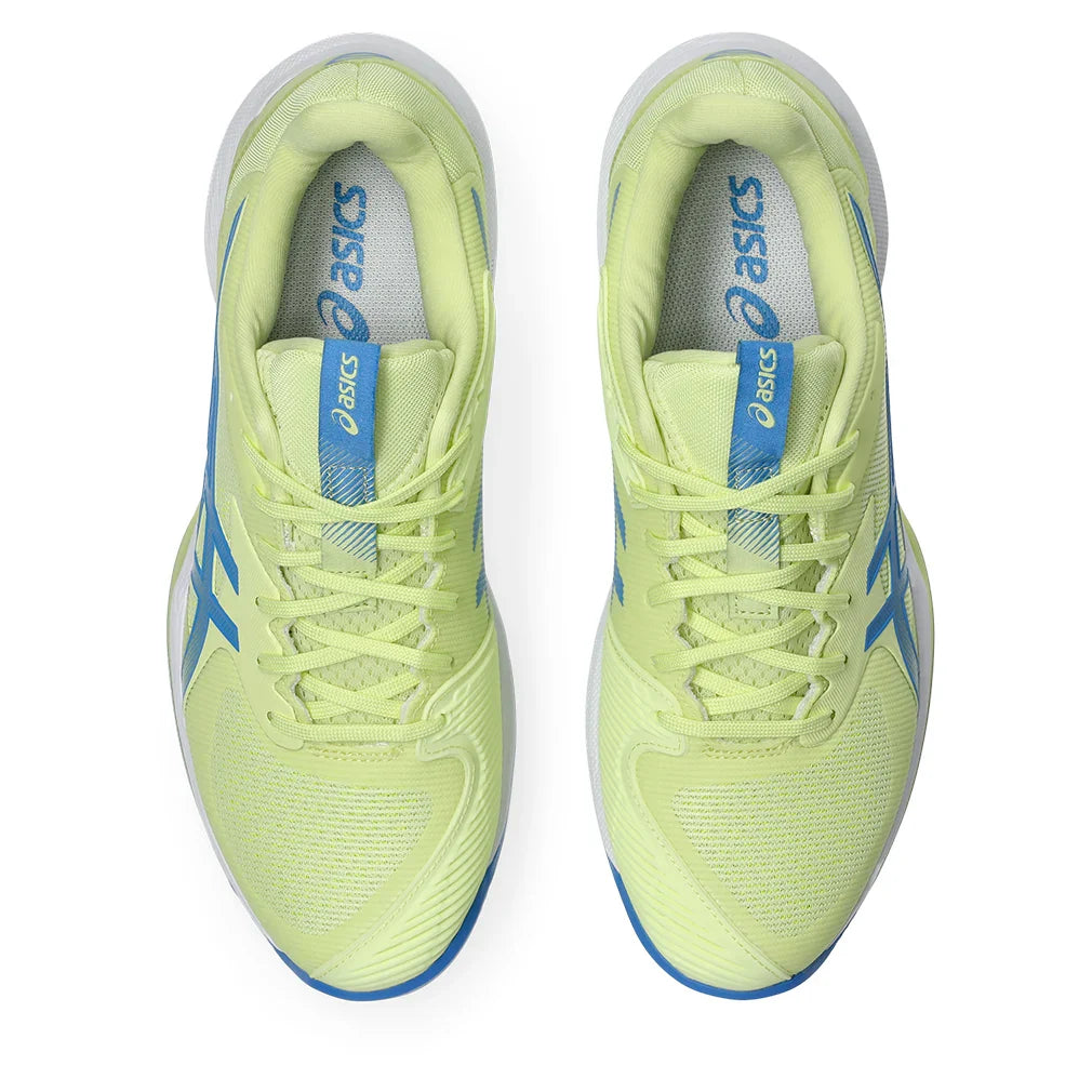 Women`s Solution Speed FF 3 Clay Tennis Shoes Huddle Yellow and Blue Coast Footwear Asics