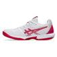 Women`s Solution Speed FF 3 Tennis Shoes White and Bright Rose Footwear Asics