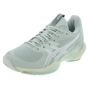 Women`s Solution Speed FF 3 Tennis Shoes Lichen Rock and White Footwear Asics