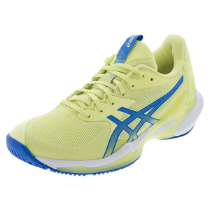 Women`s Solution Speed FF 3 Tennis Shoes Huddle Yellow and Blue Coast Footwear Asics