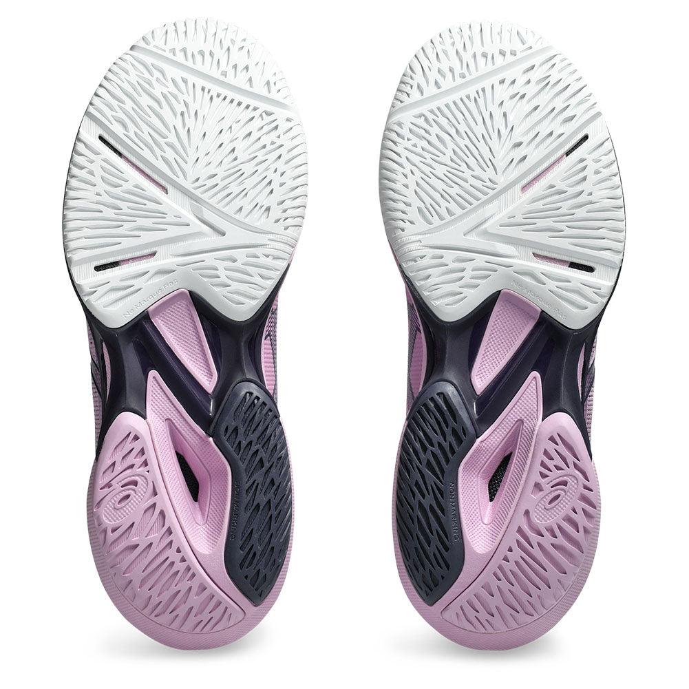 Women`s Solution Speed FF 3 Tennis Shoes Light Ube and Indigo Fog Footwear Asics