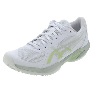 Women`s Solution Swift FF 2 Tennis Shoes White and Lichen Rock Footwear Asics