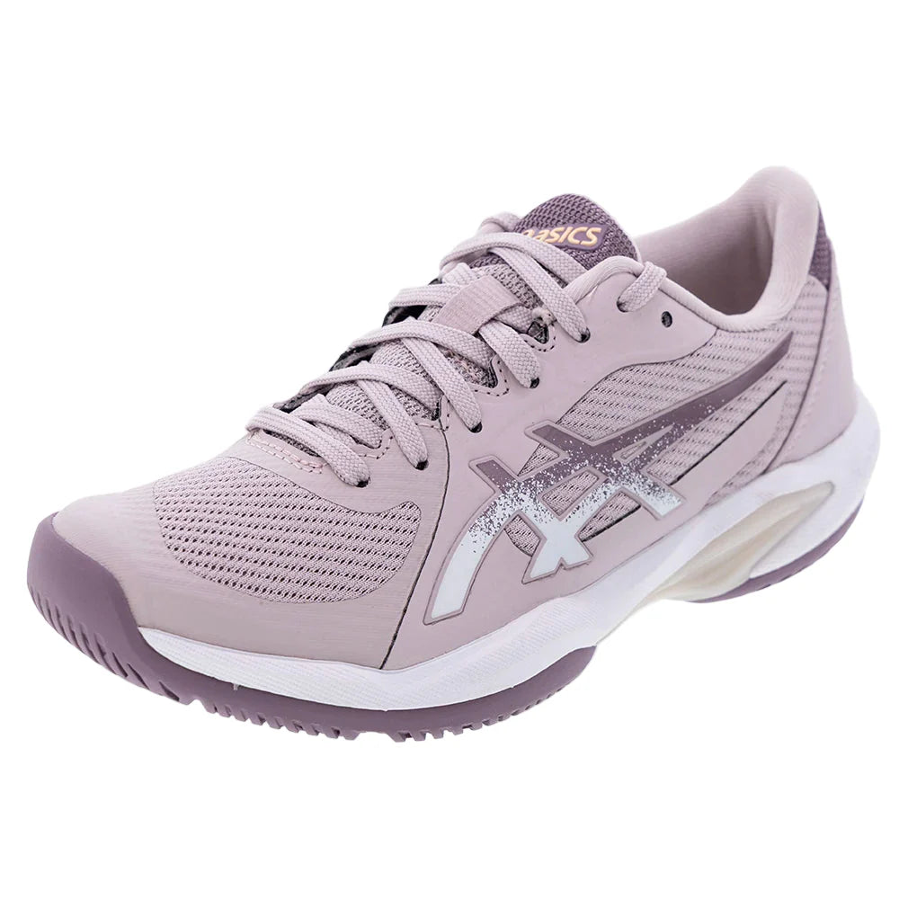 Womens Solution Swift FF 2 Tennis Shoes Watershed Rose and White Footwear Asics