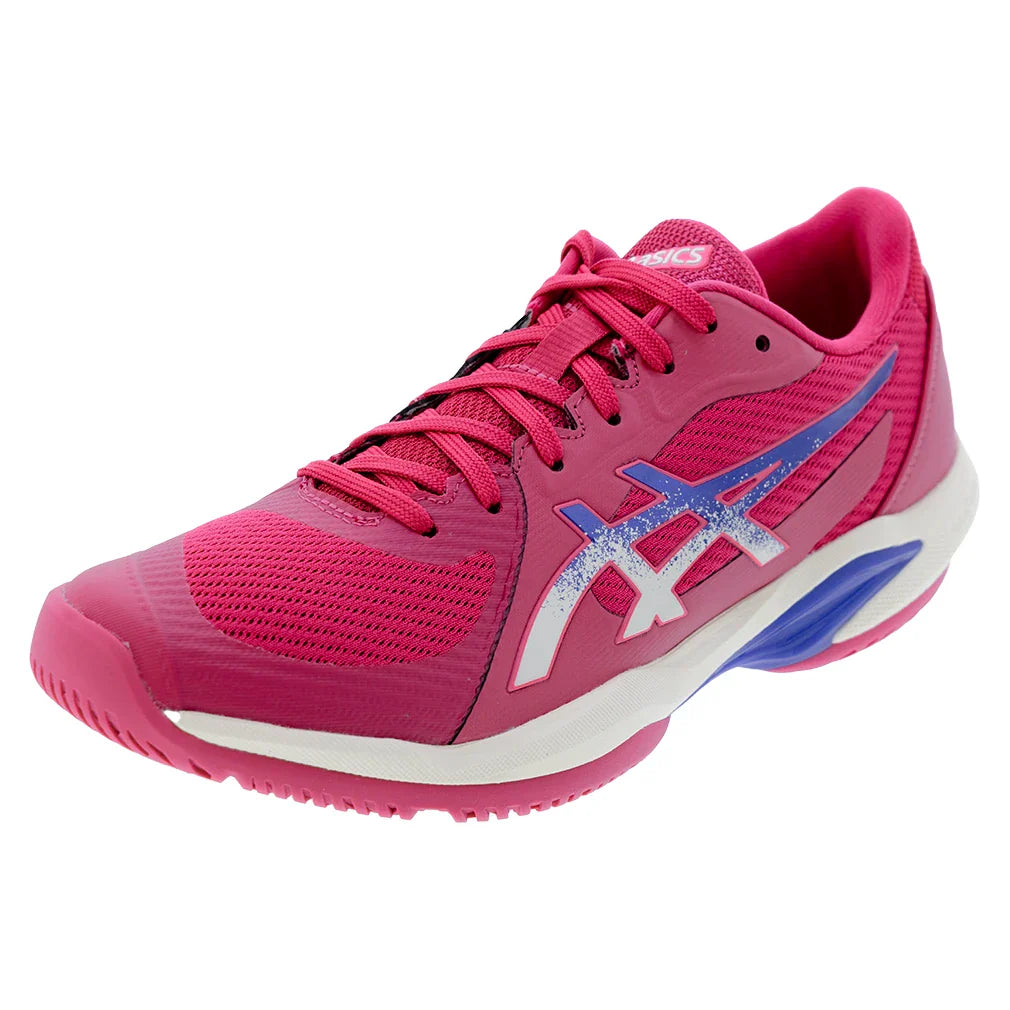 Women`s Solution Swift FF 2 Tennis Shoes Bright Rose and Dark Cobalt Footwear Asics