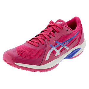 Women`s Solution Swift FF 2 Tennis Shoes Bright Rose and Dark Cobalt Footwear Asics