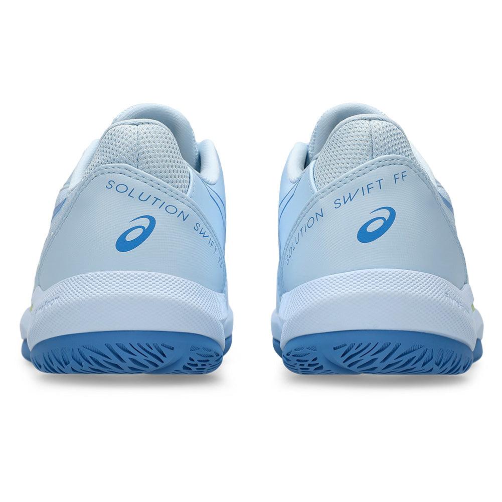 Women`s Solution Swift FF 2 Tennis Shoes Light Blue and Huddle Yellow Footwear Asics