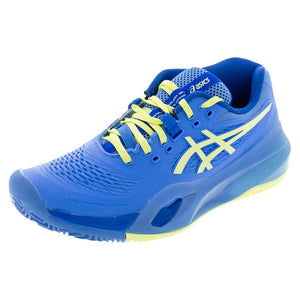 Women`s GEL-Resolution X Clay Tennis Shoes Blue Coast and Huddle Yellow Footwear Asics