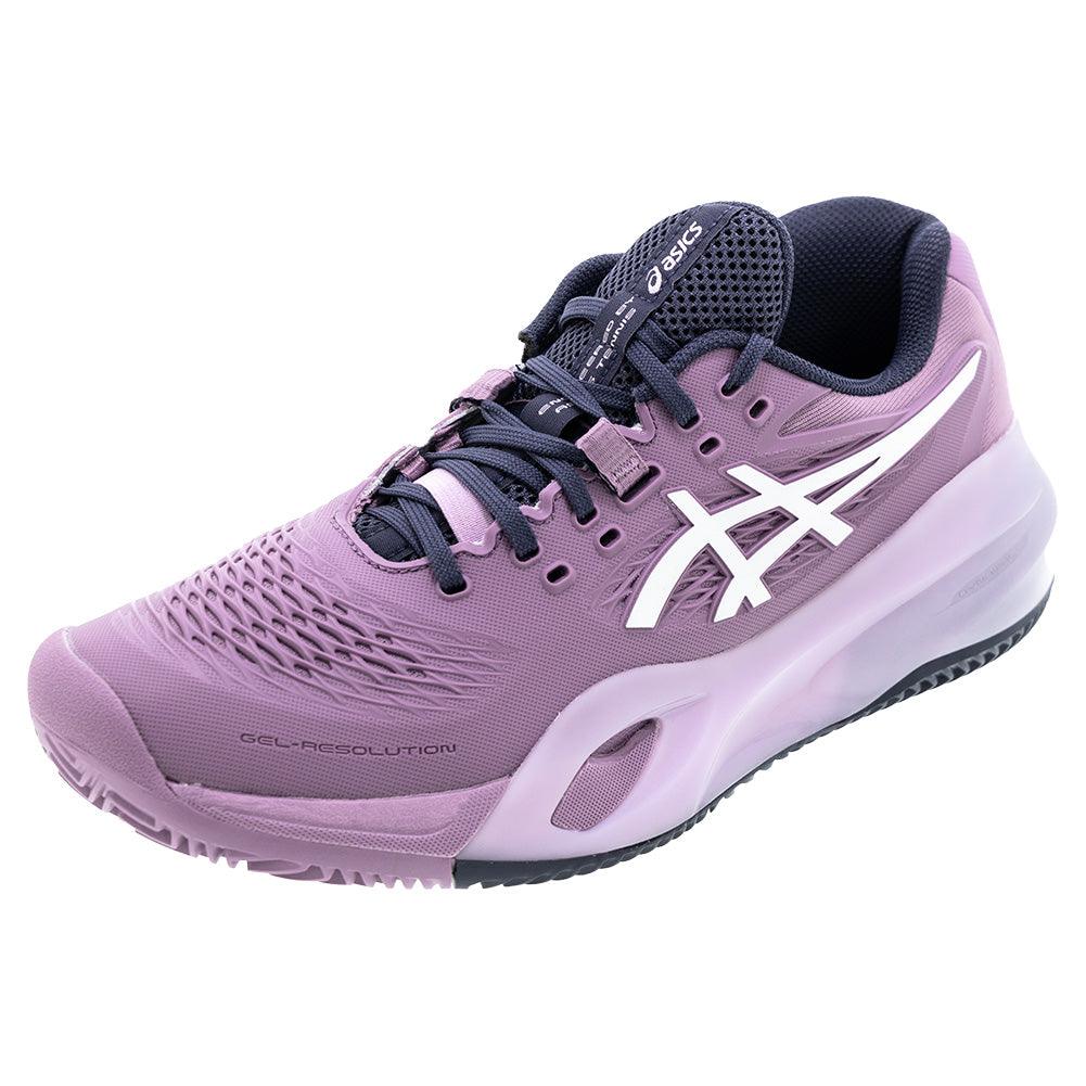 Women`s GEL-Resolution X Clay Tennis Shoes Ube and White Footwear Asics