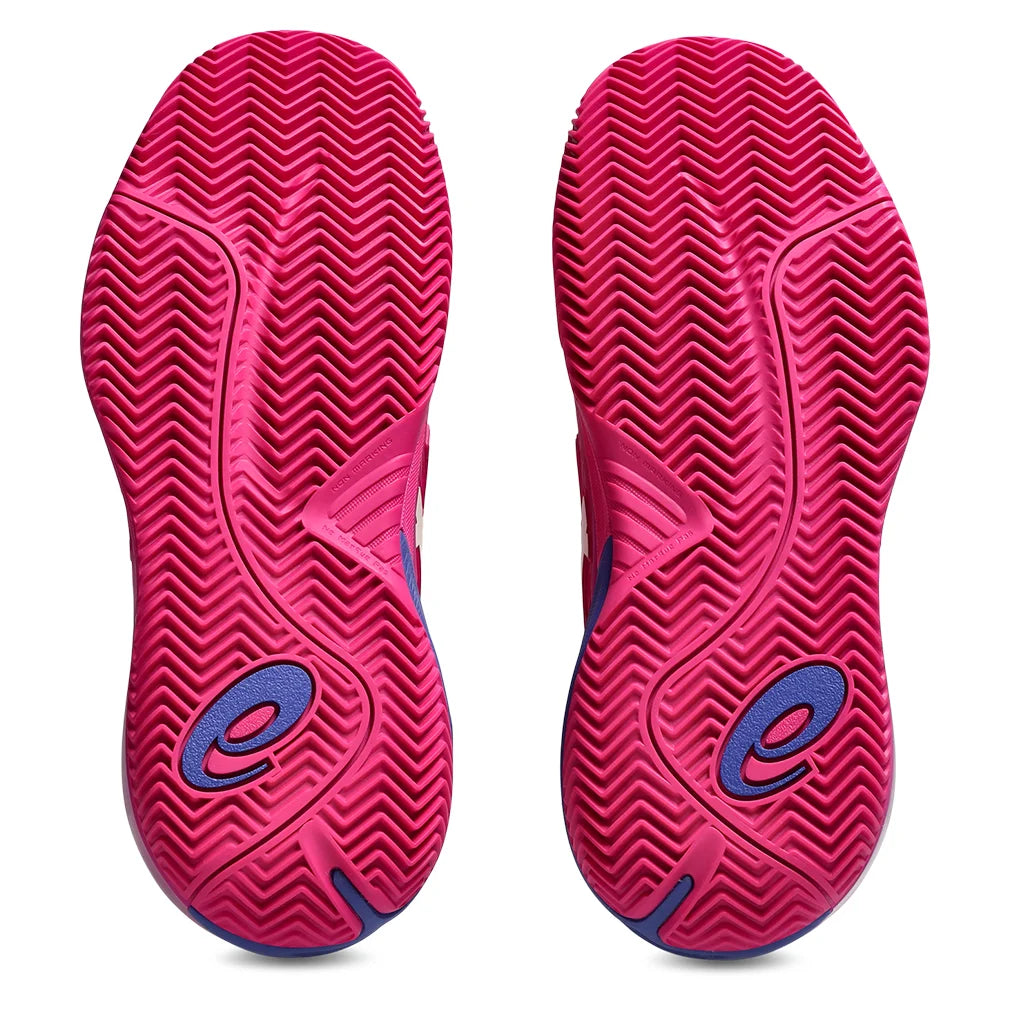 Women`s GEL-Resolution X Clay Tennis Shoes Bright Rose and Cream Footwear Asics