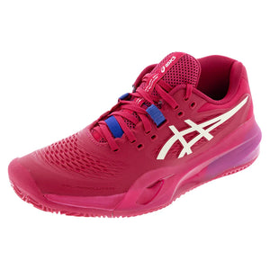 Women`s GEL-Resolution X Clay Tennis Shoes Bright Rose and Cream Footwear Asics
