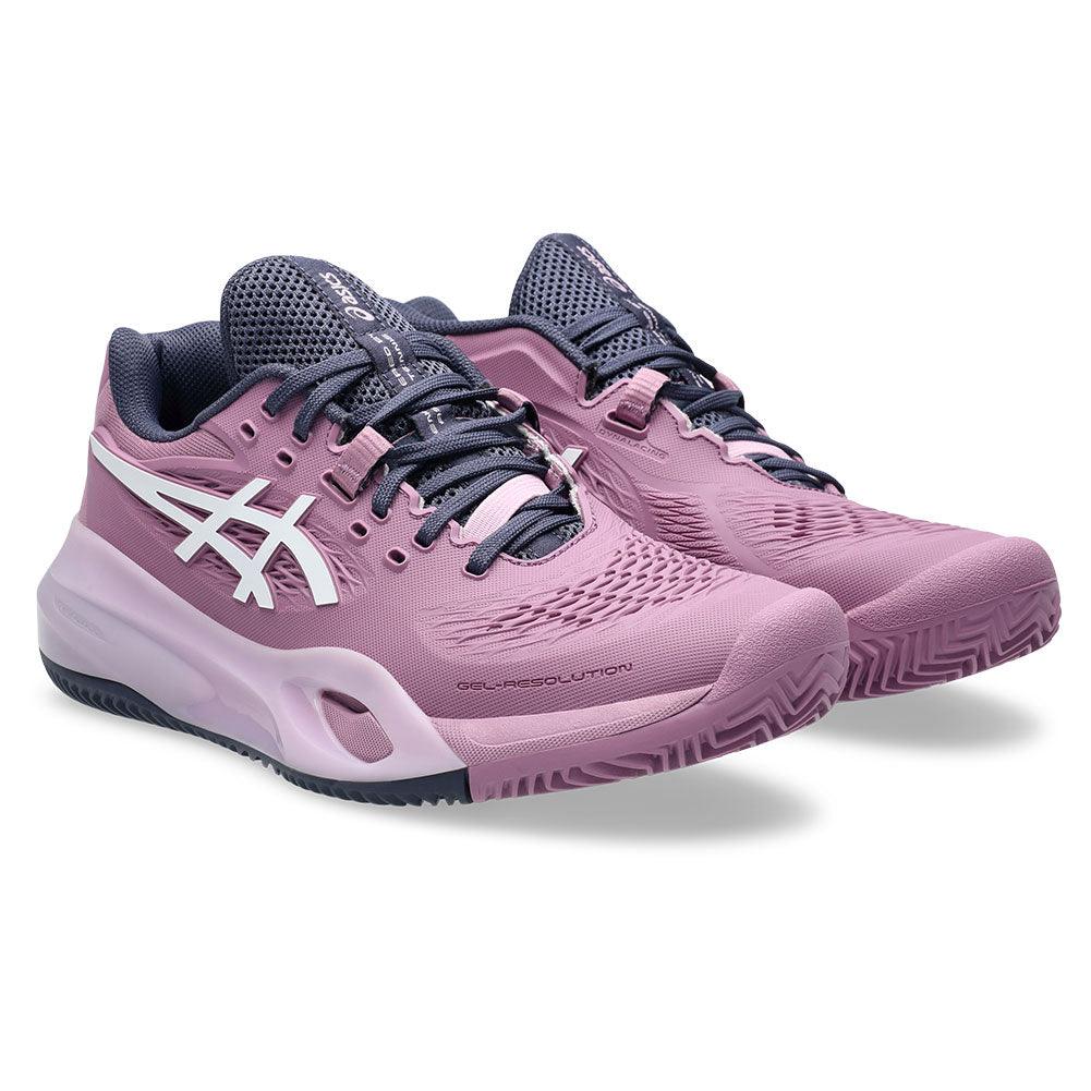 Women`s GEL-Resolution X Clay Tennis Shoes Ube and White Footwear Asics
