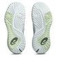 Women`s GEL-Resolution X Wide Tennis Shoes White and Monument Blue Footwear Asics