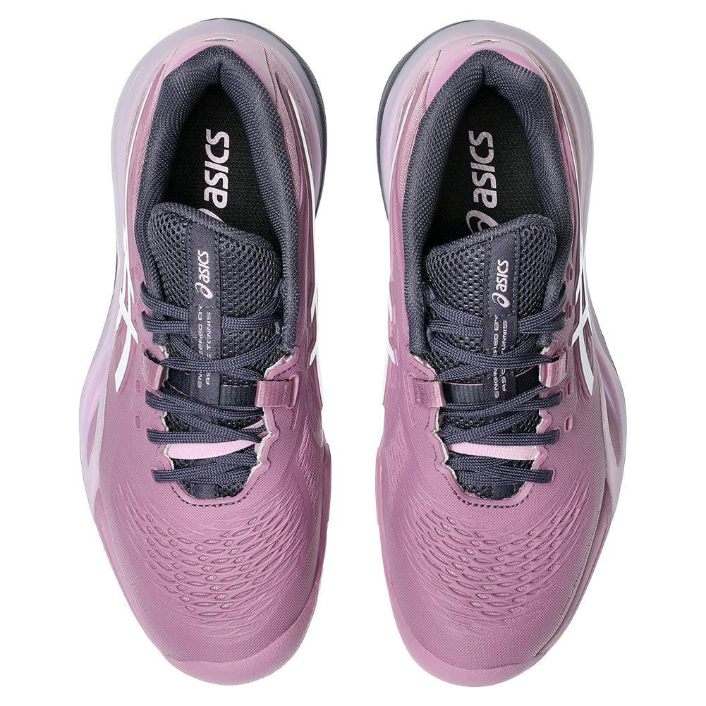 Women`s GEL-Resolution X Wide Tennis Shoes Ube and White Footwear Asics
