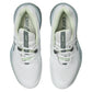 Women`s GEL-Resolution X Tennis Shoes White and Monument Blue Footwear Asics
