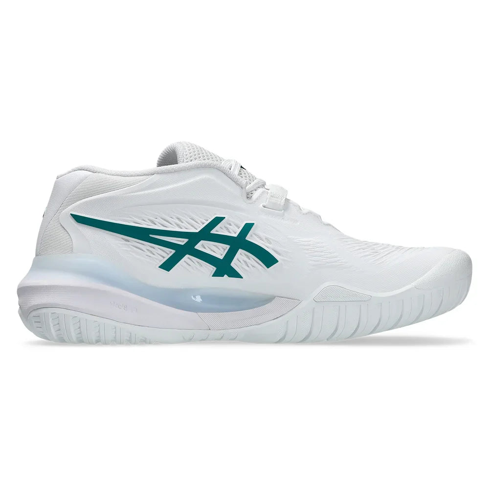 Women`s GEL-Resolution X Tennis Shoes White and Pitch Green Footwear Asics