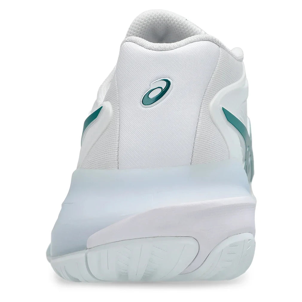 Women`s GEL-Resolution X Tennis Shoes White and Pitch Green Footwear Asics