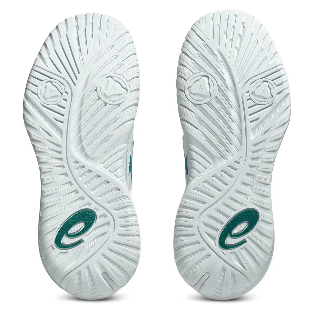 Women`s GEL-Resolution X Tennis Shoes White and Pitch Green Footwear Asics