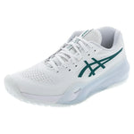 Women`s GEL-Resolution X Tennis Shoes White and Pitch Green Footwear Asics