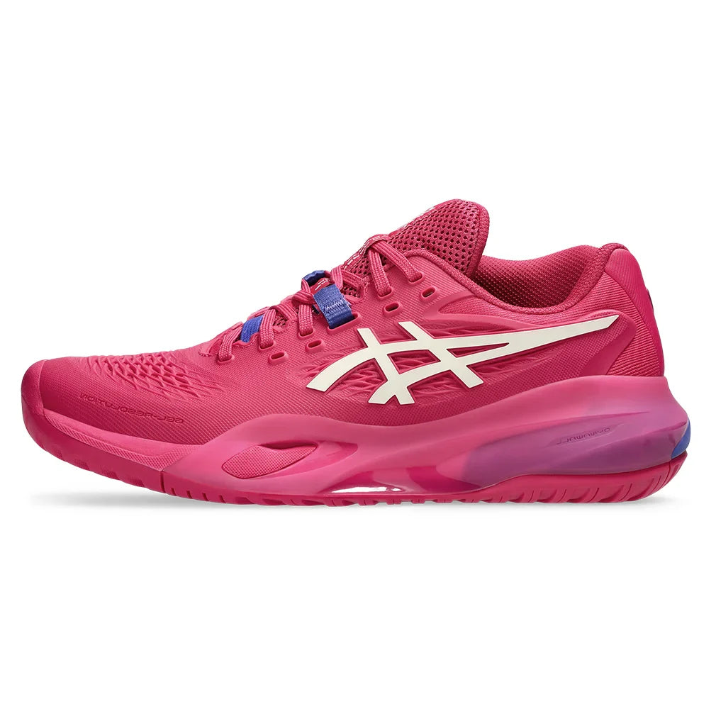 Women`s GEL-Resolution X Tennis Shoes Bright Rose and Cream Footwear Asics