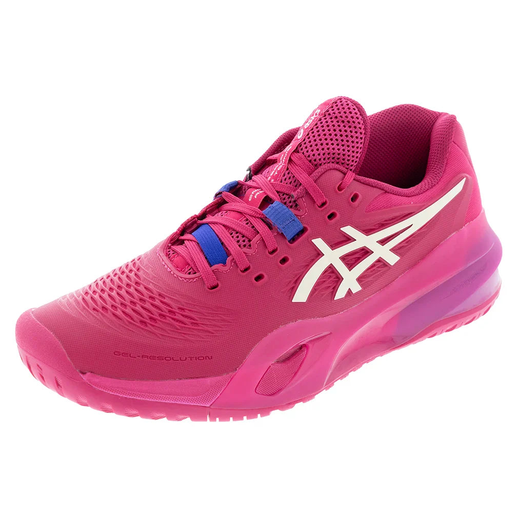 Women`s GEL-Resolution X Tennis Shoes Bright Rose and Cream Footwear Asics