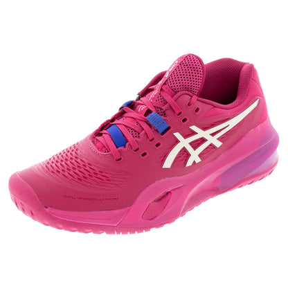 Women`s GEL-Resolution X Tennis Shoes Bright Rose and Cream Footwear Asics