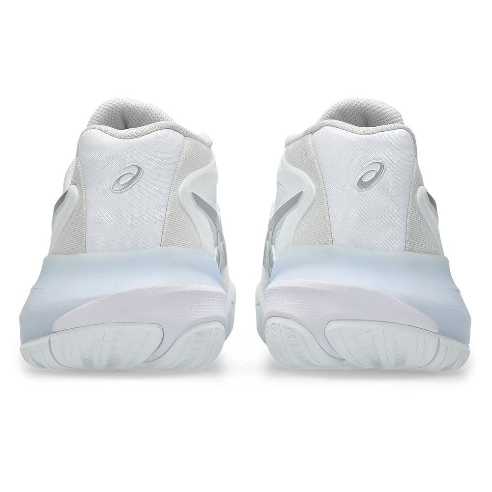 Women`s GEL-Resolution X Tennis Shoes White and Pure Silver Footwear Asics