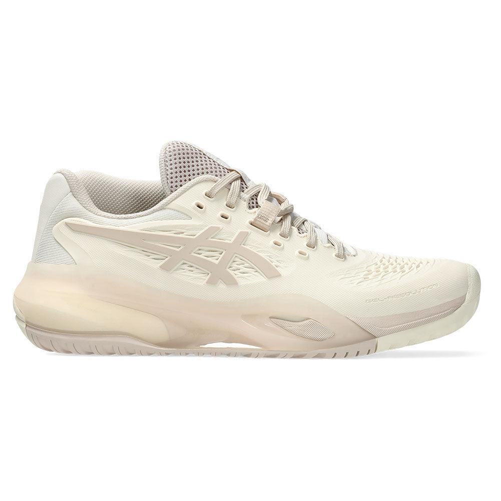 Women`s GEL-Resolution X Tennis Shoes Cream and Mineral Beige Footwear Asics