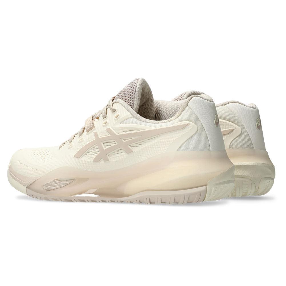 Women`s GEL-Resolution X Tennis Shoes Cream and Mineral Beige Footwear Asics