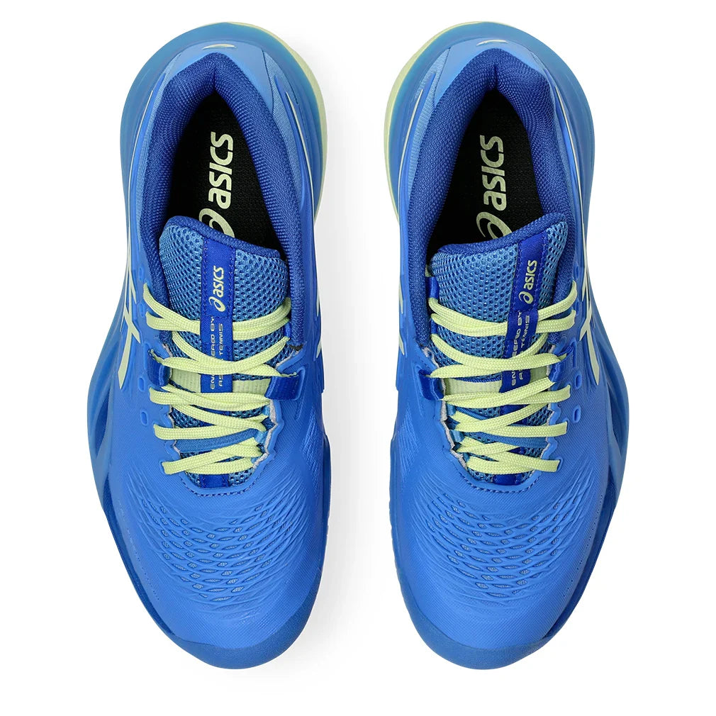 Women`s GEL-Resolution X Tennis Shoes Blue Coast and Huddle Yellow Footwear Asics